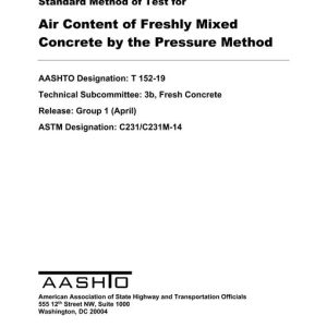 AASHTO T 152-19 pdf