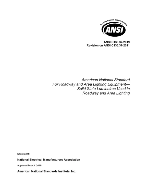 ANSI C136.37-2019 pdf