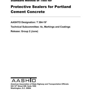 AASHTO T 384-19 pdf