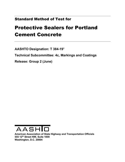 AASHTO T 384-19 pdf