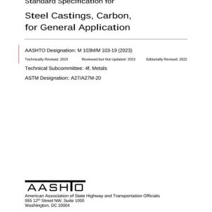 AASHTO M 103M/M 103-19 (2023) pdf