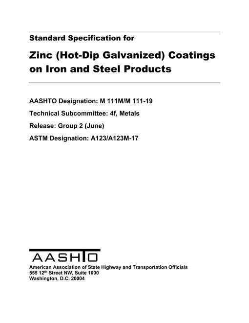 AASHTO M 111M/M 111-19 pdf