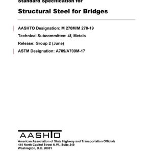 AASHTO M 270M/M 270-19 pdf