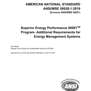 ANSI MSE 50028-1:2019 pdf