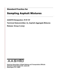 AASHTO R 97-19 pdf