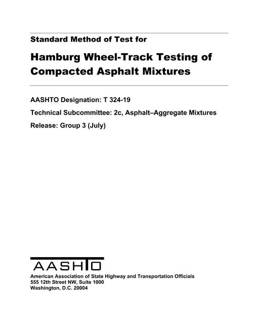 AASHTO T 324-19 pdf