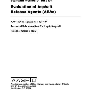 AASHTO T 383-19 pdf