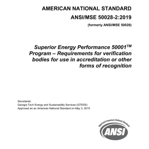 ANSI MSE 50028-2:2019 pdf