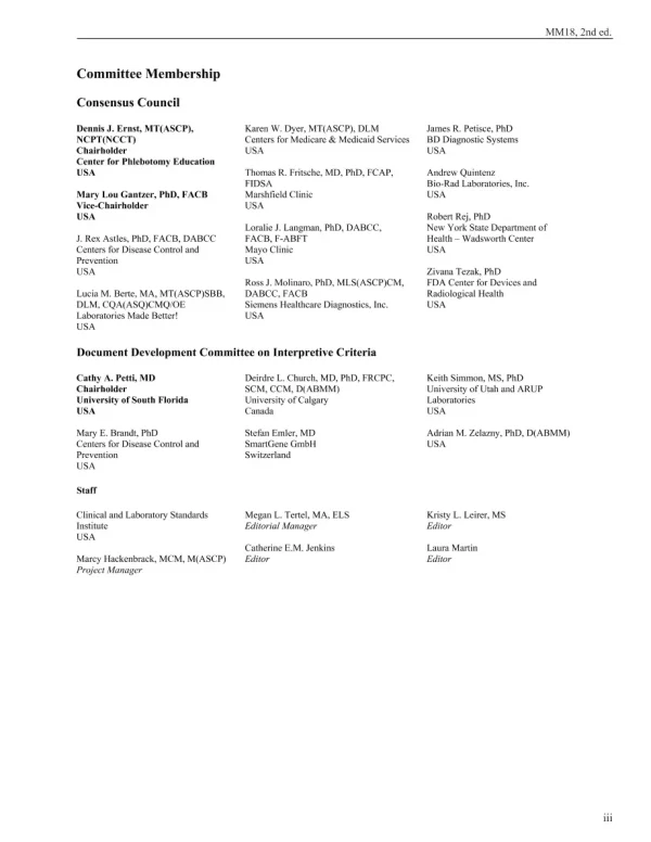 CLSI MM18 (R2023) pdf