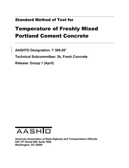 AASHTO T 309-20 pdf