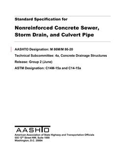 AASHTO M 86M/M 86-20 pdf