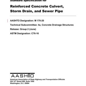 AASHTO M 170-20 pdf