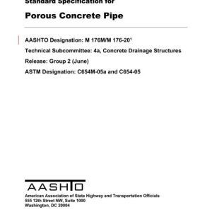 AASHTO M 176M/M 176-20 pdf