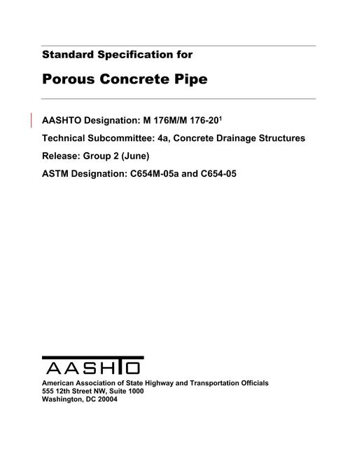 AASHTO M 176M/M 176-20 pdf