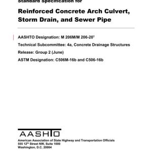 AASHTO M 206M/M 206-20 pdf