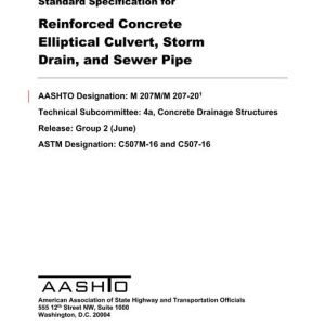 AASHTO M 207M/M 207-20 pdf