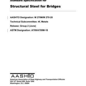 AASHTO M 270M/M 270-20 pdf