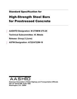 AASHTO M 275M/M 275-20 pdf