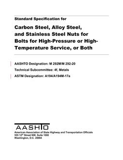 AASHTO M 292M/M 292-20 pdf