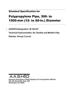 AASHTO M 330-20 pdf