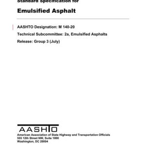 AASHTO M 140-20 pdf