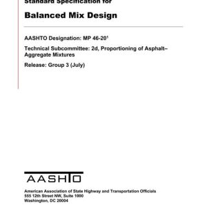 AASHTO MP 46-20 pdf