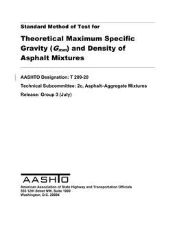 AASHTO T 209-20 pdf