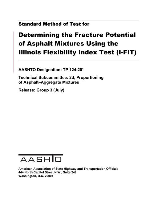 AASHTO TP 124-20 pdf