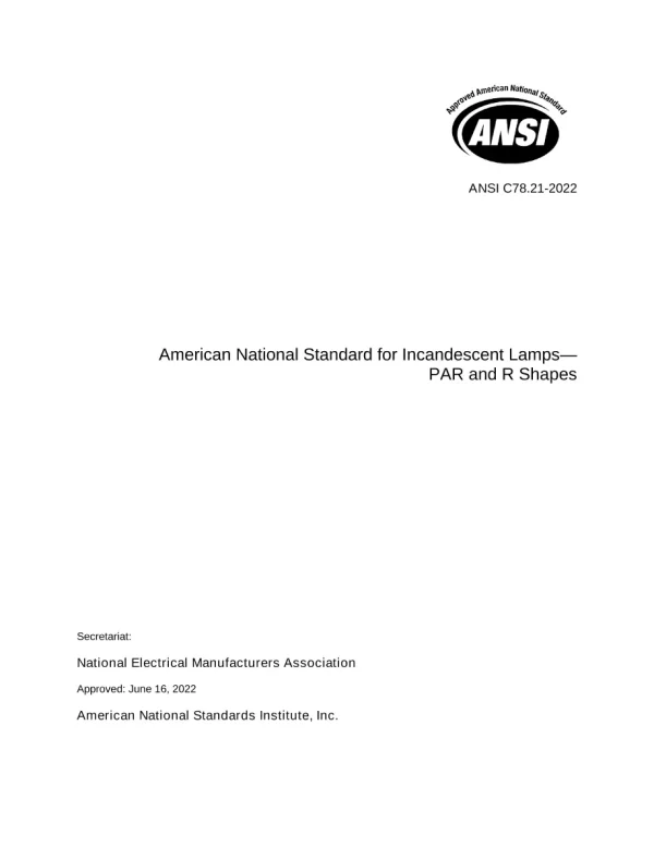 ANSI C78.21-2022 pdf