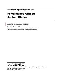 AASHTO M 320-21 pdf