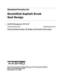 AASHTO PP 91-21 pdf