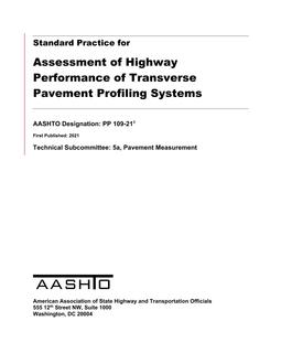 AASHTO PP 109-21 pdf