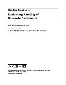 AASHTO R 36-21 pdf