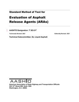 AASHTO T 383-21 pdf