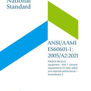 AAMI ES60601-1: 2005/A2:2021 pdf