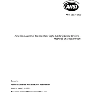 ANSI C82.16-2022 pdf