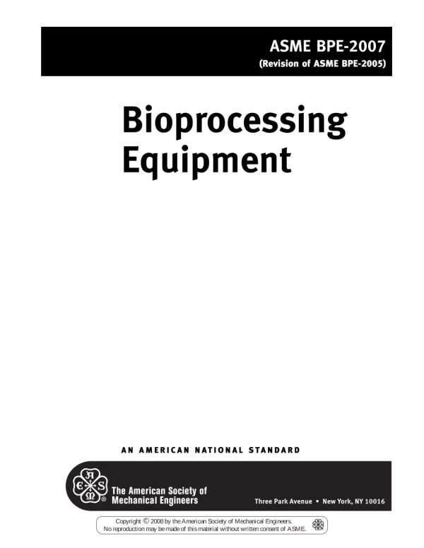 ASME BPE-2007 pdf