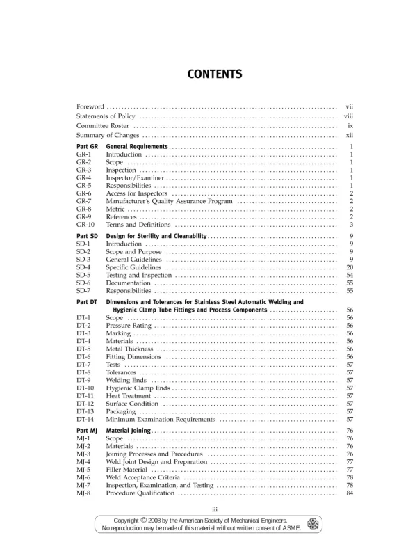 ASME BPE-2007 pdf