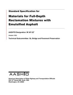 AASHTO M 347-22 pdf