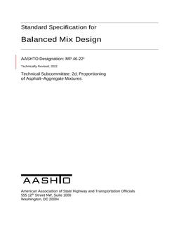 AASHTO MP 46-22 pdf