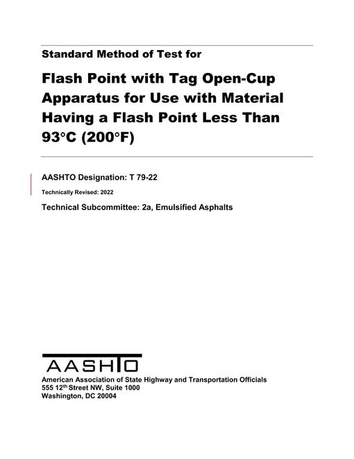 AASHTO T 79-22 pdf