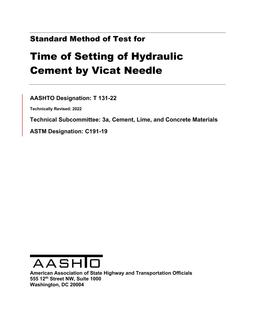 AASHTO T 131-22 pdf