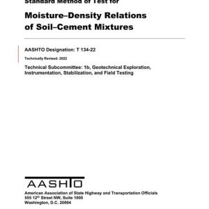 AASHTO T 134-22 pdf