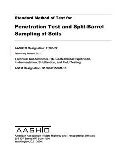 AASHTO T 206-22 pdf