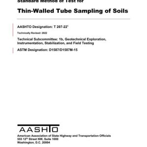 AASHTO T 207-22 pdf