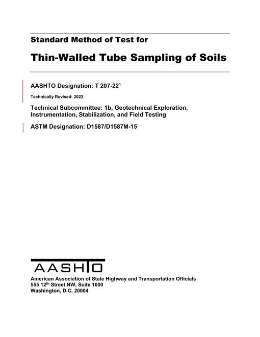 AASHTO T 207-22 pdf