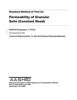 AASHTO T 215-22 pdf