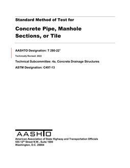 AASHTO T 280-22 pdf