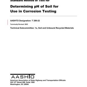 AASHTO T 289-22 pdf