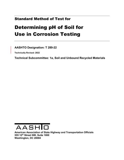 AASHTO T 289-22 pdf